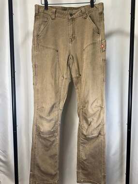 Dovetail Workwear Old School High Rise Women’s Work Pants Size 10 32 Utility
